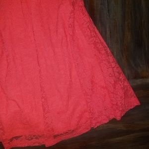 Rue21 Dresses - BRIGHT Orange Lace Dress Rue21 Dresses - BRIGHT Orange Lace Dress